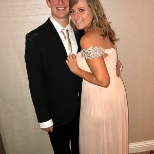 Beige Prom Dress